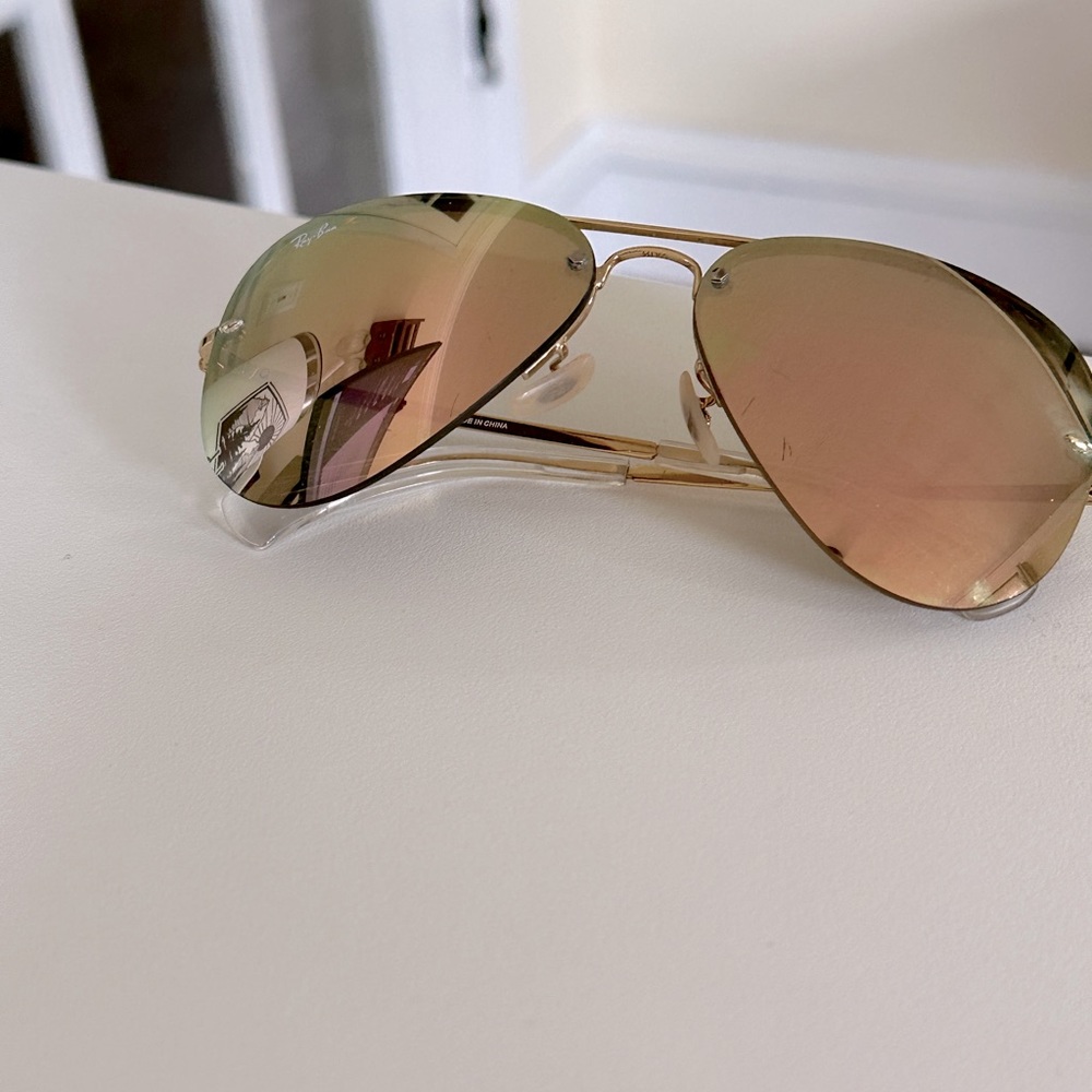 RayBan Chrome pop Aviator Sunglasses